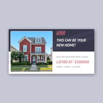 Free real estate – facebook template