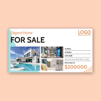 Free real estate – facebook template