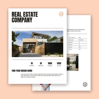 Free real estate – flyer template