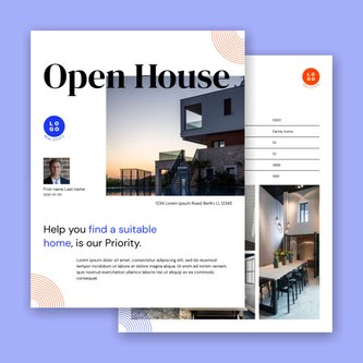 Free real estate – flyer template