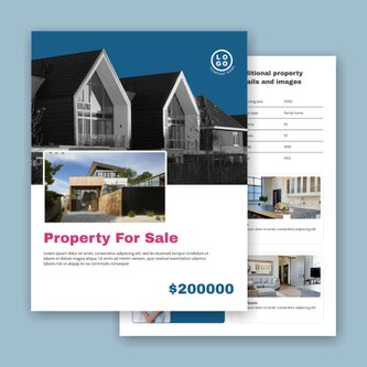 Free real estate – flyer template