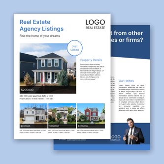 Free real estate – flyer template