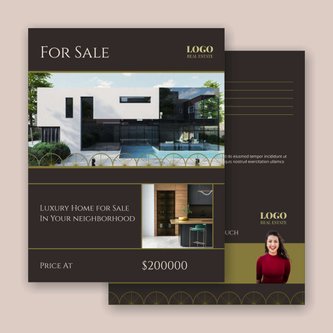 Free real estate – flyer template