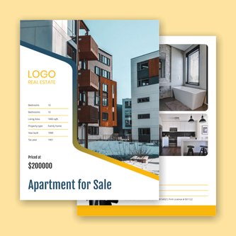 Free real estate – flyer template