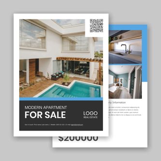 Free real estate – flyer template