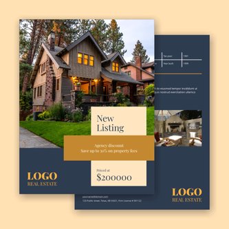 Free real estate – flyer template