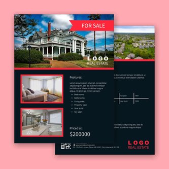 Free real estate – flyer template