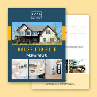 Free real estate – flyer template