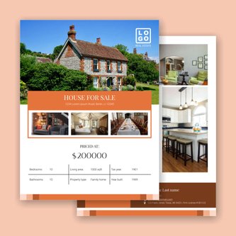 Free real estate – flyer template