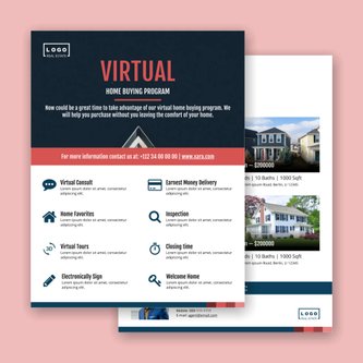 Free real estate – flyer template