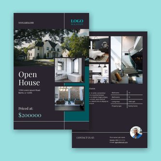 Free real estate – flyer template