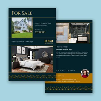 Free real estate – flyer template