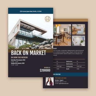 Free real estate – flyer template