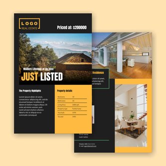 Free real estate – flyer template