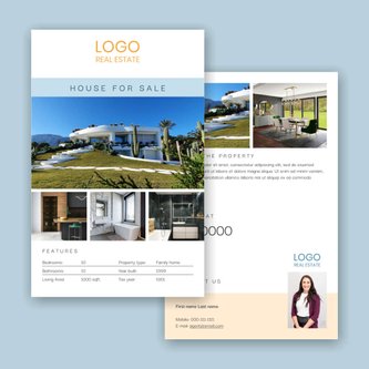 Free real estate – flyer template