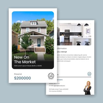 Free real estate – flyer template