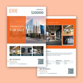 Free real estate – flyer template