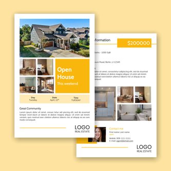 Free real estate – flyer template