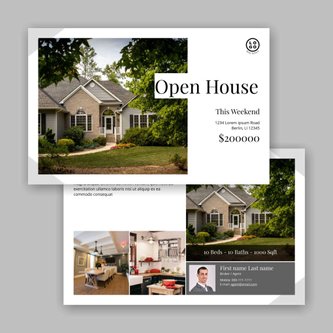 Free real estate – flyer template