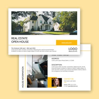 Free real estate – flyer template