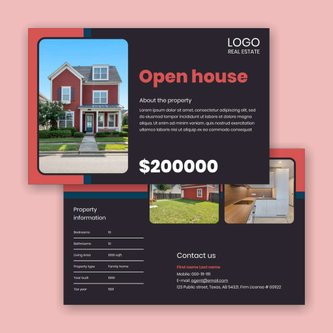 Free real estate – flyer template