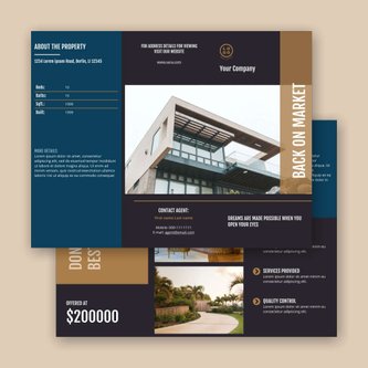 Free real estate – flyer template