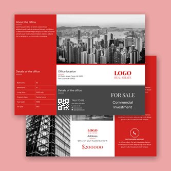 Free real estate – flyer template