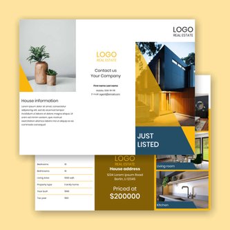 Free real estate – flyer template