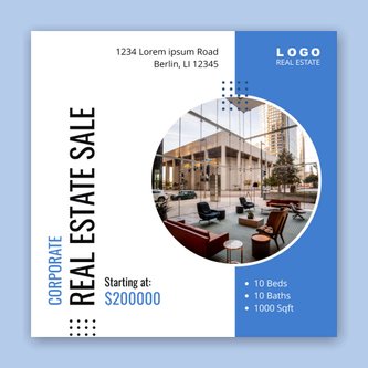 Free real estate – instagram template