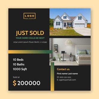 Free real estate – instagram template