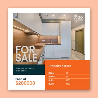 Free real estate – instagram template