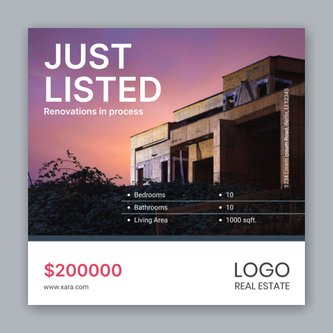 Free real estate – instagram template