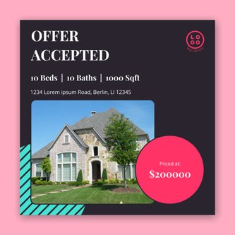 Free real estate – instagram template