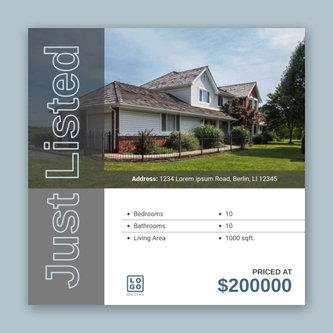 Free real estate – instagram template