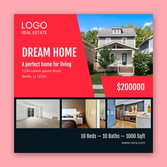 Free real estate – instagram template