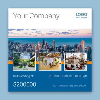 Free real estate – instagram template