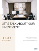 Free real estate – listing presentation – investment template