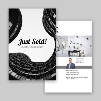 Free real estate – postcard template