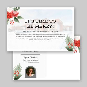 Free real estate – postcard template