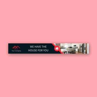 Free real estate – web banner template