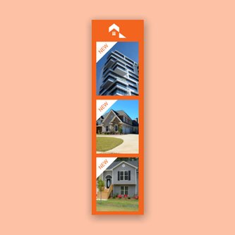 Free real estate – web banner template