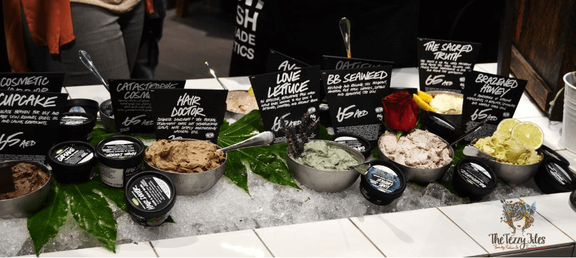 lush brand vegan and vegetarian