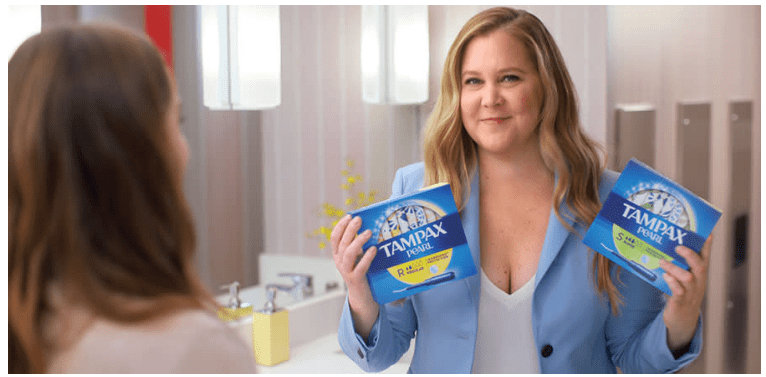 Celebrity Endorsement Example: Tampax