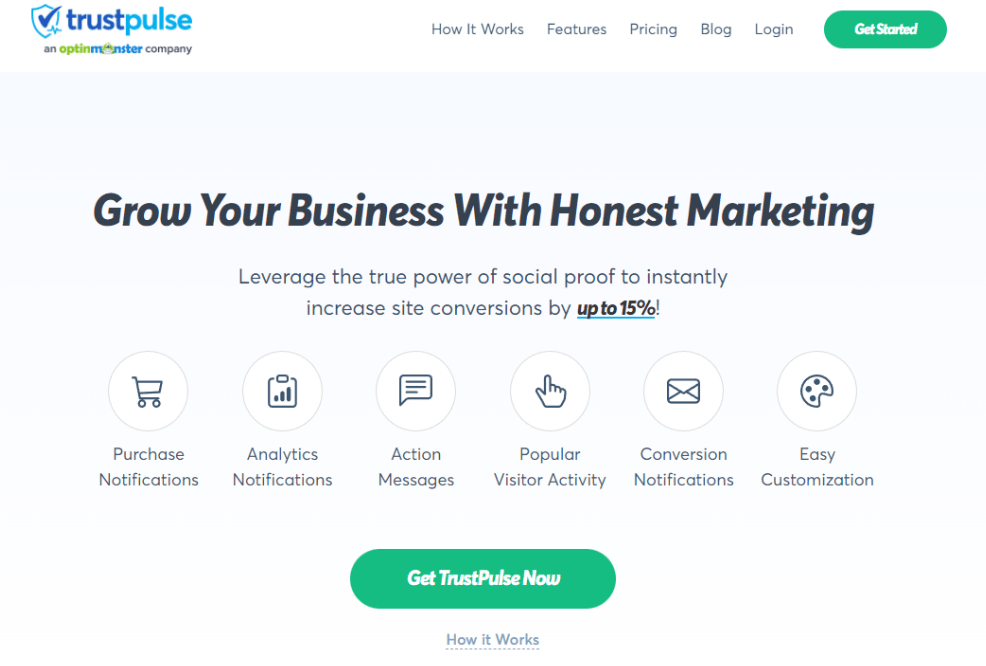 Social Proof Tool: TrustPulse