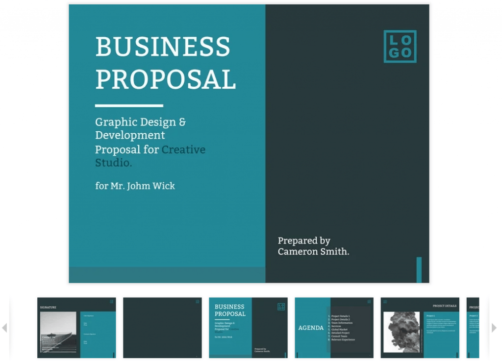 The Business Proposal Template