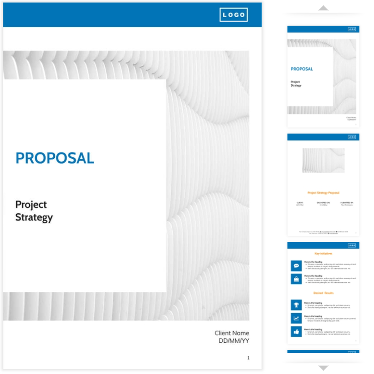 The Simple Proposal For Projects Template