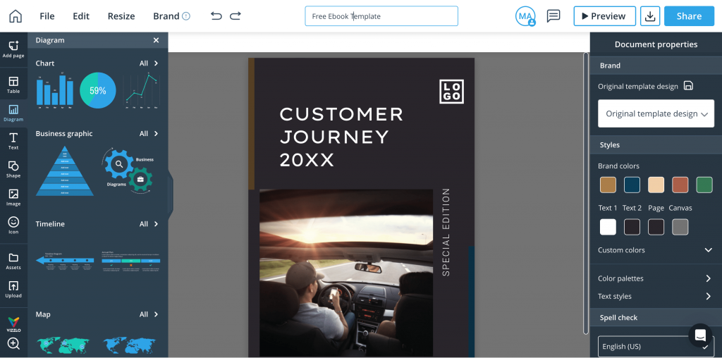 Lead Generation Ebook Template from Xara Cloud