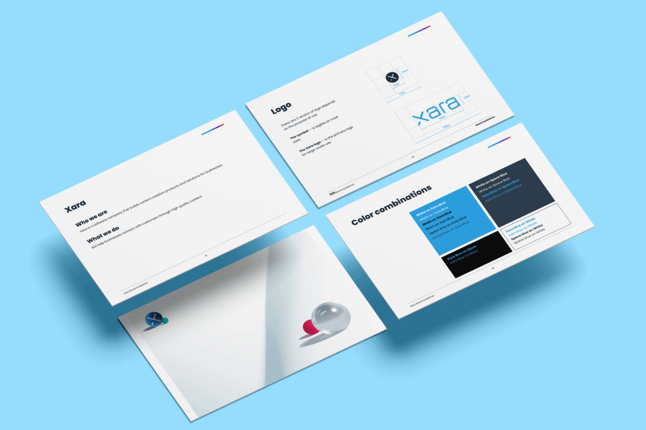 Xara Cloud Brand Guidelines Guide