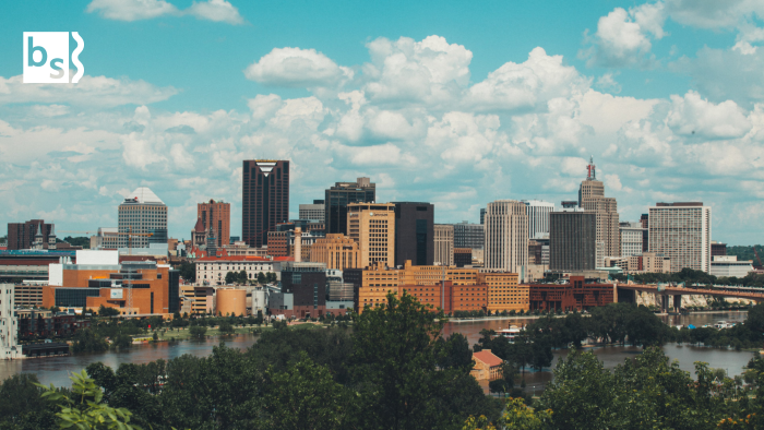 cloudy city