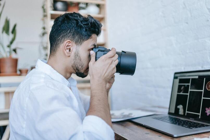 Real Estate Agent Preparing For A Photography Shoot